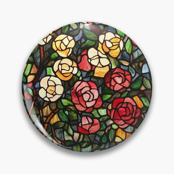 Item preview, Red Rose Pale Vine Stained Glass Photo Texture designed and sold by DigitaICraft.
