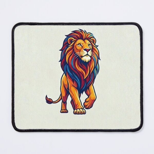 Item preview, Vibrant Lion Portrait Illustration designed and sold by BoldConcept43.