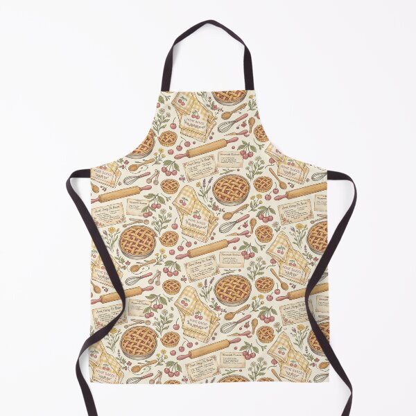 Item preview, Nostalgic Kitchen: Lattice Pie, Cherries & Recipe Cards Print designed and sold by OpenDreamArts.