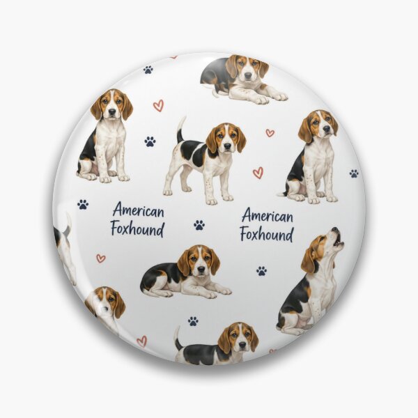 Item preview, American Foxhound Pattern designed and sold by Wags & Tails.