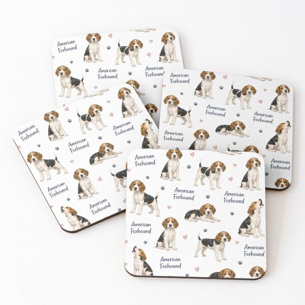 Item preview, American Foxhound Pattern designed and sold by Wags & Tails.