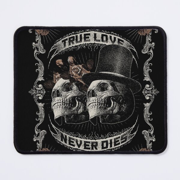 Item preview, True Love Never Dies Skull Gothic Art designed and sold by Studioartwork.