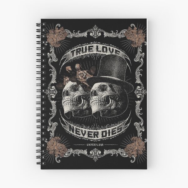 Item preview, True Love Never Dies Skull Gothic Art designed and sold by Studioartwork.