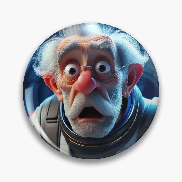 Item preview, old man in a space ship designed and sold by Colin Bentham.