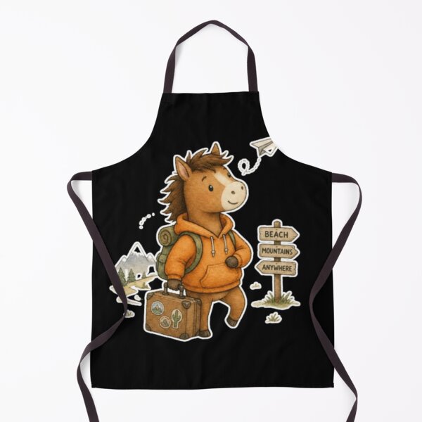 Item preview, Cute Adventure Horse Traveling Travel Wanderlust Sign designed and sold by AMS.