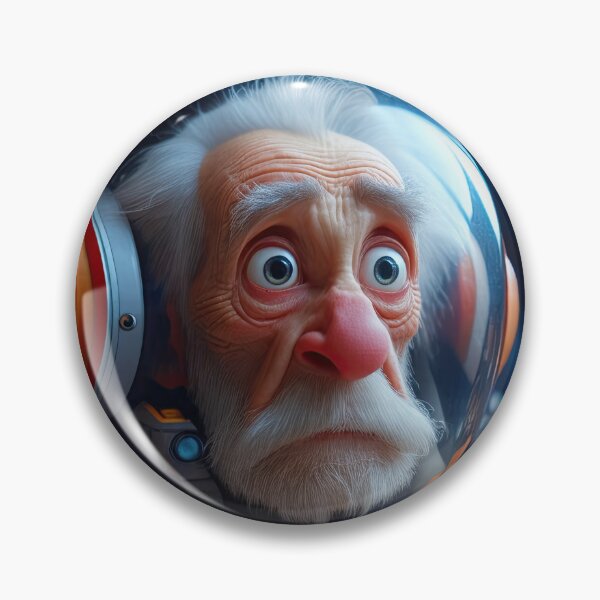 Item preview, old man in a space ship designed and sold by Colin Bentham.