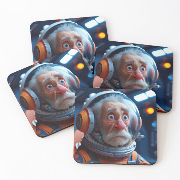 Item preview, old man in a space ship designed and sold by Colin Bentham.