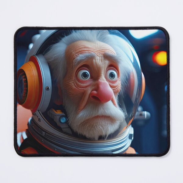 Item preview, old man in a space ship designed and sold by Colin Bentham.
