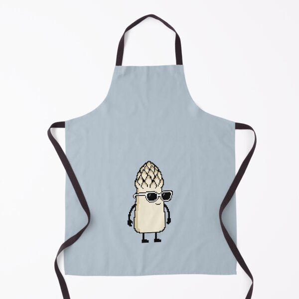 Item preview, Asparagus white Pixel designed and sold by White Rim Mates.