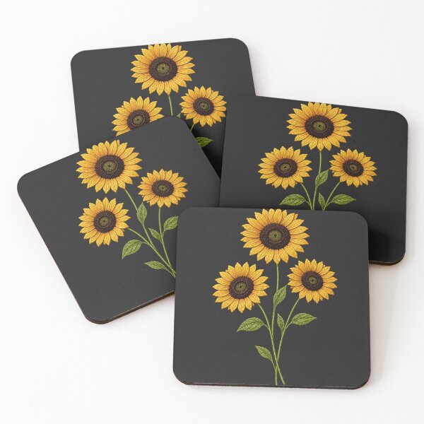 Item preview, Sunflower Trio Embroidery designed and sold by ColorSplash123.