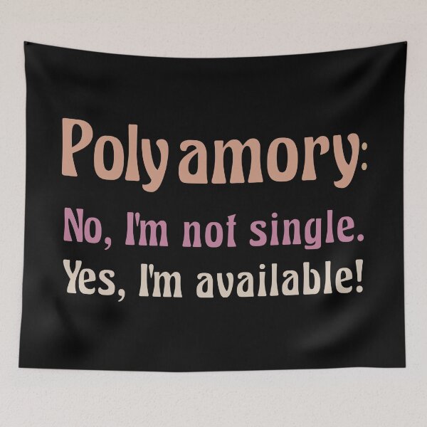 Item preview, Polyamory: Yes, I'm Available! designed and sold by LeatherRebel75.