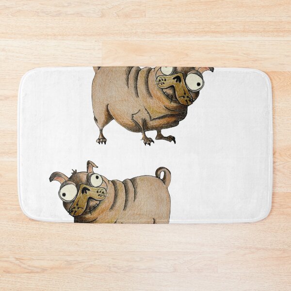 Item preview, Pair of pug pups designed and sold by Glenbobagins.
