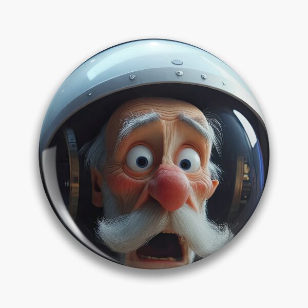 Item preview, old man in a space ship designed and sold by Colin Bentham.