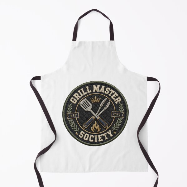 Item preview, Grill Master Society BBQ Club Badge designed and sold by The Silly goose country club.
