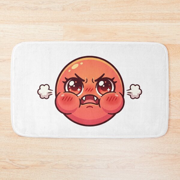 Item preview, Cute Angry Steaming Face Fangs Emoji designed and sold by Tom-Riley.