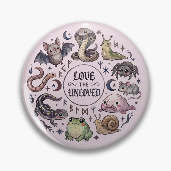 Item preview, Love the Unloved Cute Gothic Creatures Watercolor Animal Art | Bat Snake Frog Spider and Oddities Design designed and sold by Anastasiia Yurevych.