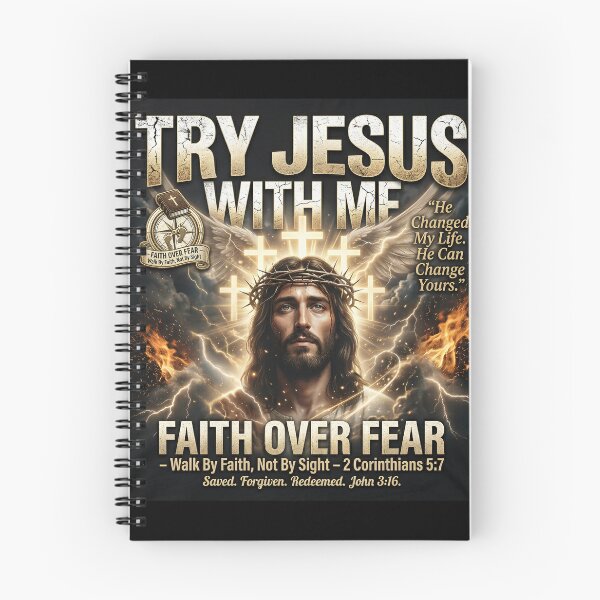 Item preview, TRY JESUS WITH ME” ✝️ Luxury Christian Streetwear | Viral Metallic Faith Design designed and sold by Hype-Loop71.