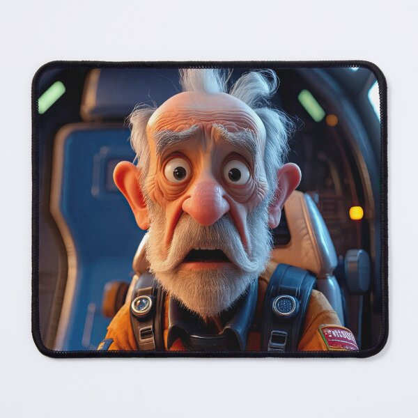 Item preview, old man in a space ship designed and sold by Colin Bentham.