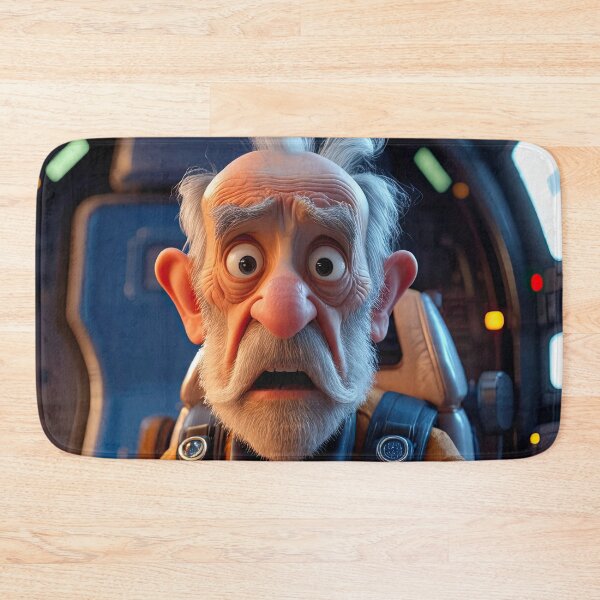 Item preview, old man in a space ship designed and sold by Colin Bentham.