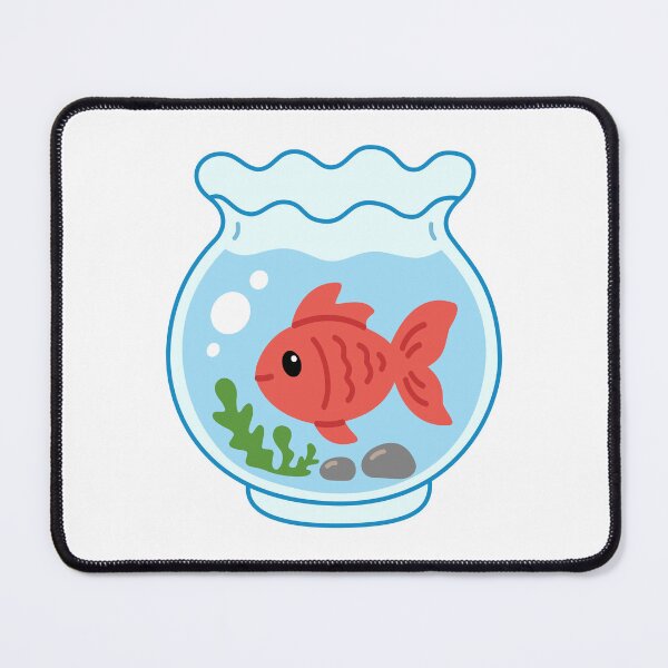 Item preview, Cute Kawaii Goldfish Bowl Sticker designed and sold by Anne97s.