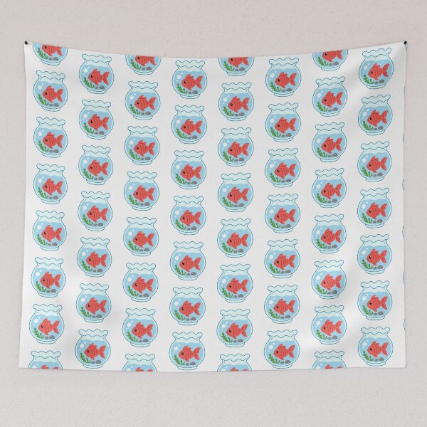 Item preview, Cute Kawaii Goldfish Bowl Sticker designed and sold by Anne97s.