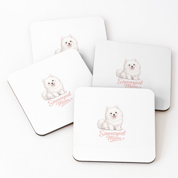 Item preview, Fluffy Samoyed Mom Dog Design designed and sold by SugarSketch by VanshShristi.