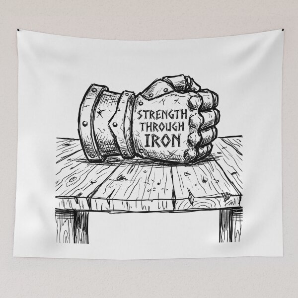 Item preview, Gauntlet Iron Grip - Dark Medieval Art designed and sold by bapupa.