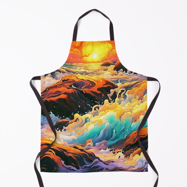 Item preview, Crashing waves at sunset designed and sold by George Hutton Hunter.