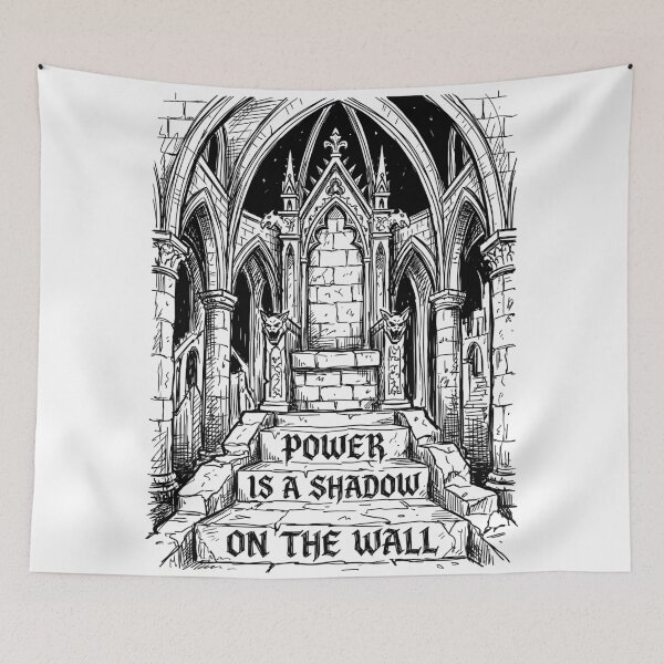 Item preview, Gothic Throne Echoes - Dark Medieval Art designed and sold by bapupa.