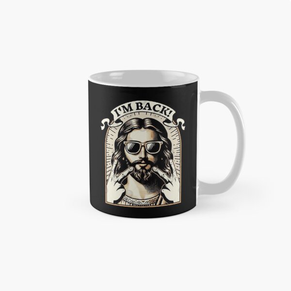 Item preview, Funny Jesus I'm Back Meme Streetwear, Cool Jesus Sunglasses Pop Art Shirt, Retro Christian Graphic Tee, Edgy Religious Humor T-Shirt designed and sold by TrendingView.
