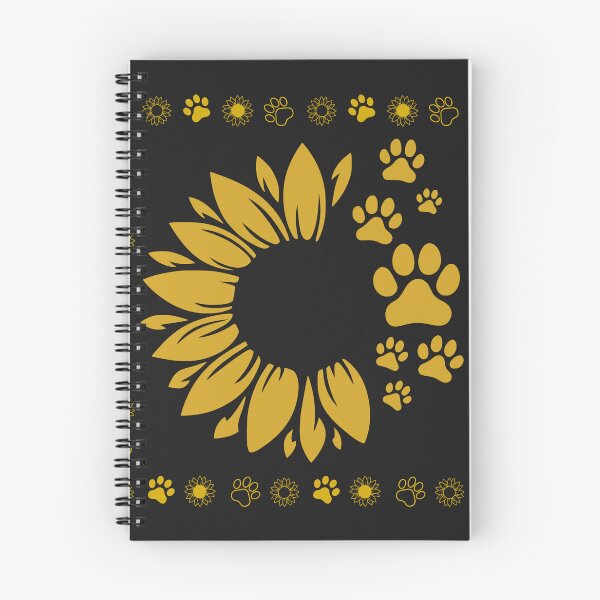 Item preview, Golden Sunflower Paw Print Pet Memorial designed and sold by Corvoria.
