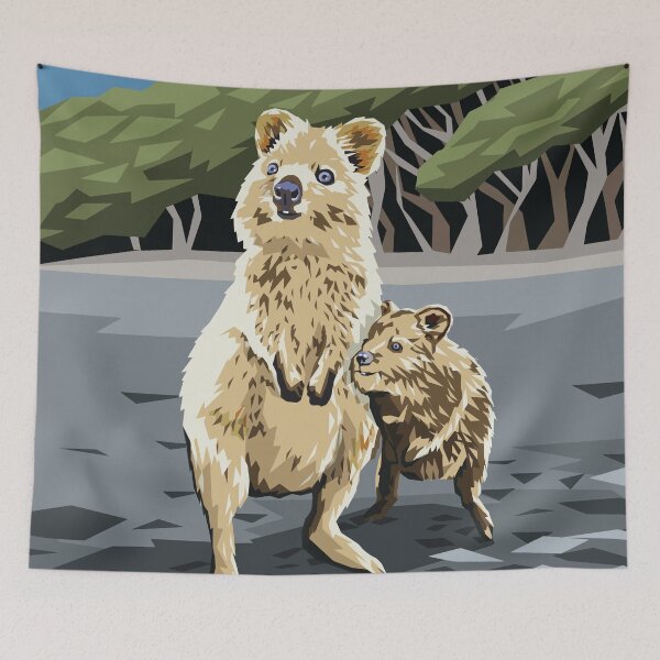 Item preview, Quokka  and Joey designed and sold by Ira Mitchell.