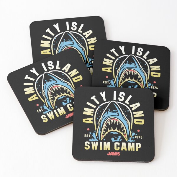 Item preview, Amity Island Swim Camp Poster Design Today Graphic designed and sold by NatividadNastas.