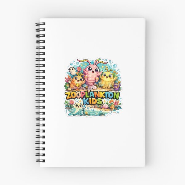 Item preview, Zooplankton Kids Sticker | Cute Ocean Science Cartoon Marine Life Design designed and sold by Deepstudio09.