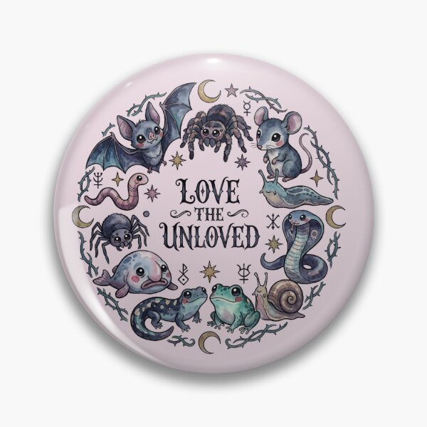 Item preview,  Love the Unloved Cute Gothic Creatures Watercolor Animal Art | Bat Snake Frog Spider and Oddities Design designed and sold by Anastasiia Yurevych.