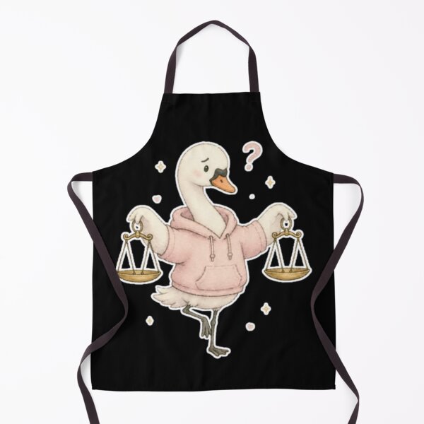 Item preview, Indecisive Libra Swan Balancing Scales Pink Hoodie designed and sold by AMS.