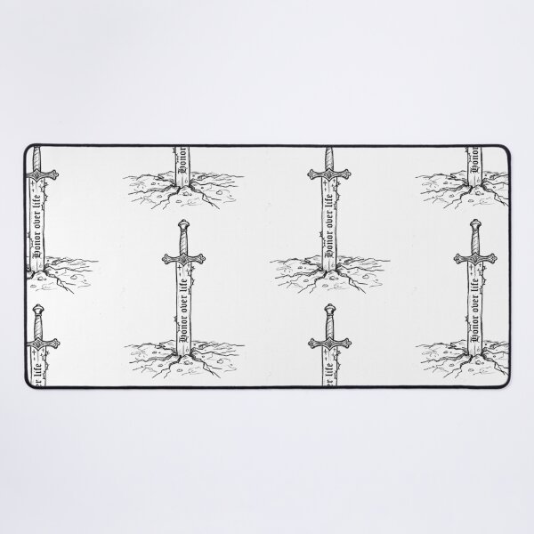 Item preview, Knightly Sword Oath - Dark Medieval Art designed and sold by bapupa.