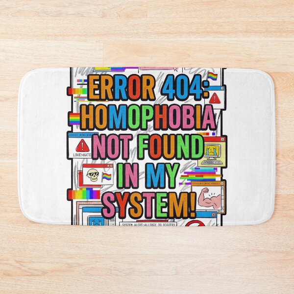 Item preview, System Crash On Homophobia designed and sold by Dhenin Studio.