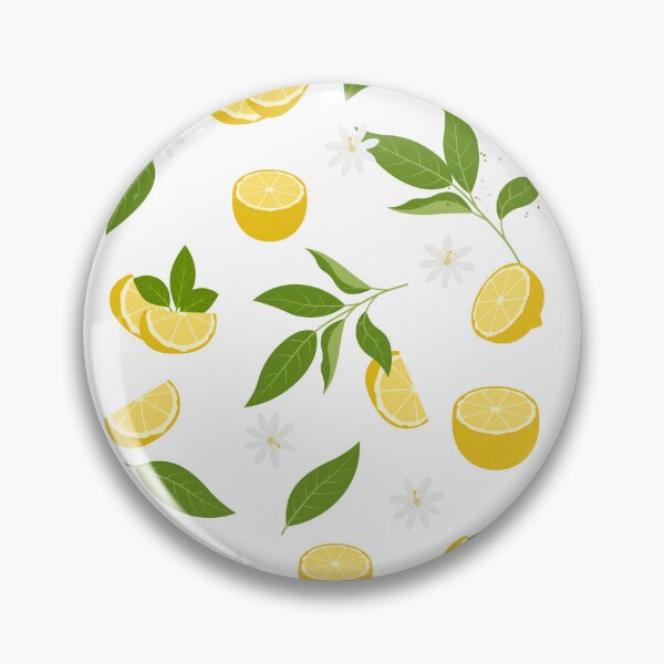 Item preview, Fresh Lemon & Leaves Pattern designed and sold by pensational.