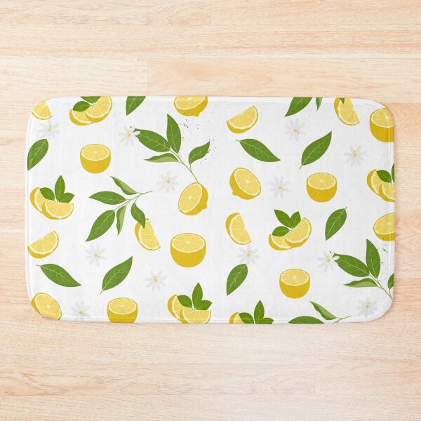 Item preview, Fresh Lemon & Leaves Pattern designed and sold by pensational.