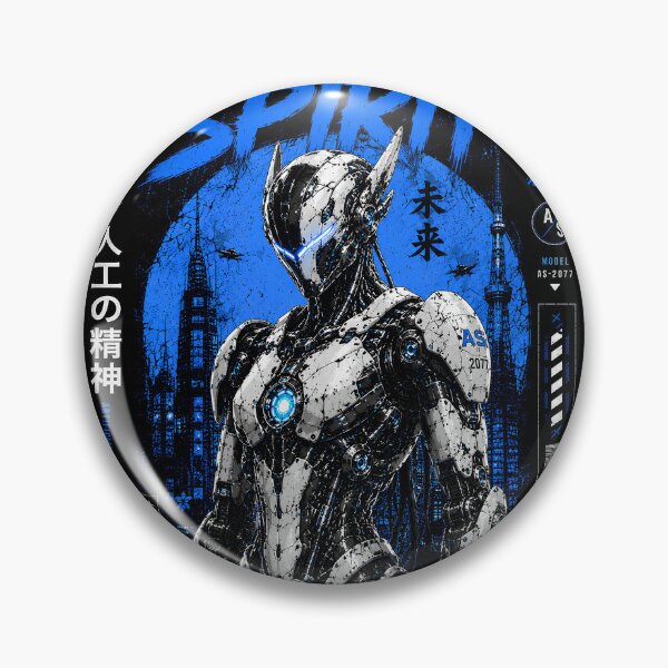 Item preview, Artificial Spirit - Cyberpunk Mecha & Futuristic Android | Tokyo Streetwear designed and sold by saamessart.