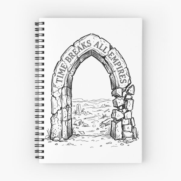 Item preview, Ruined Abbey Arch - Dark Medieval Art designed and sold by bapupa.