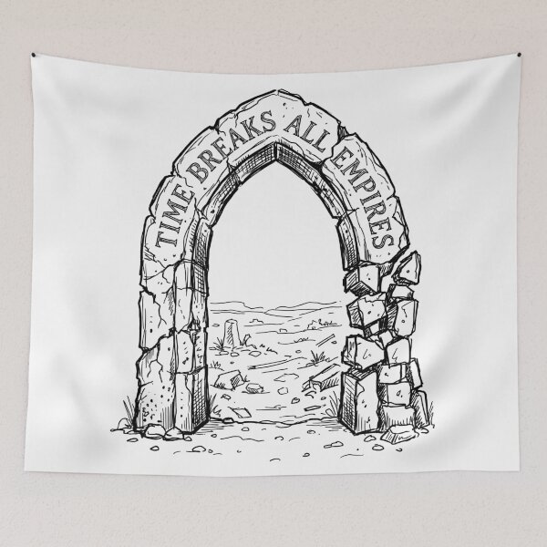 Item preview, Ruined Abbey Arch - Dark Medieval Art designed and sold by bapupa.