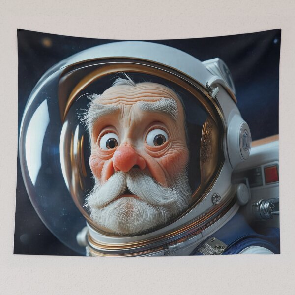 Item preview, Old Man in a space suit in Space designed and sold by Colin Bentham.