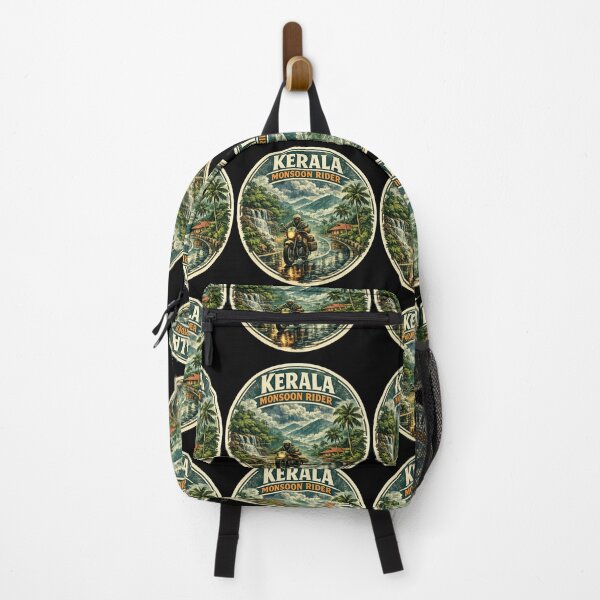 Item preview, Kerala Monsoon Rider Shirt | Vintage Motorcycle Adventure Design | Western Ghats Road Trip Biker Graphic designed and sold by Globalcitytees.