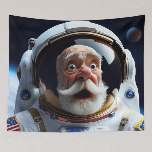 Item preview, Old Man in a space suit in Space designed and sold by Colin Bentham.