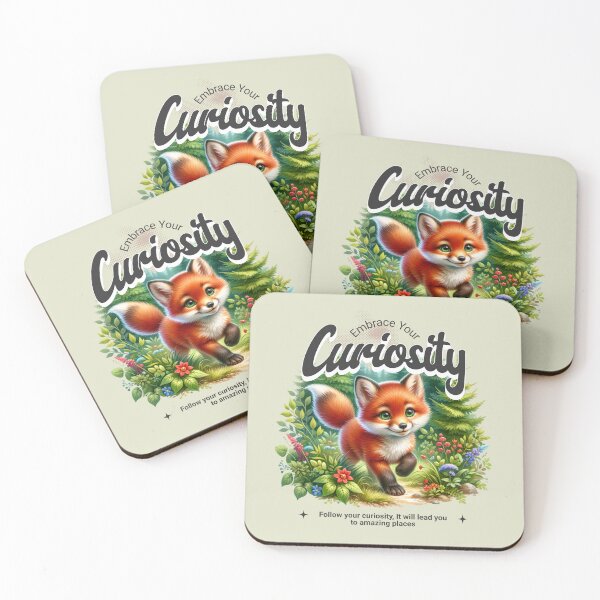 Item preview, Embrace Your Curiosity – Little Fox Explorer designed and sold by AngryToro.