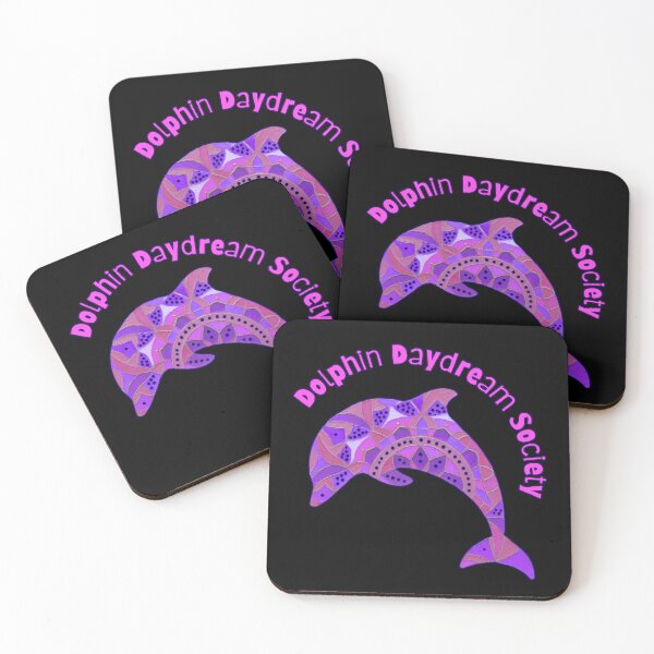 Item preview, Dolphin Daydream Society - Pink Mandala Dolphin Art designed and sold by PatykArt.