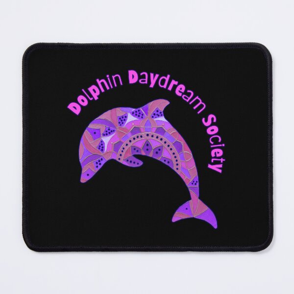 Item preview, Dolphin Daydream Society - Pink Mandala Dolphin Art designed and sold by PatykArt.