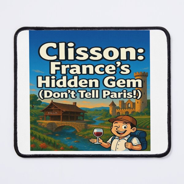 Item preview, I Don't Need Therapy, I Just Need to Go to Clisson France | Vintage Travel Graphic T-Shirt designed and sold by Sushikidsntod.